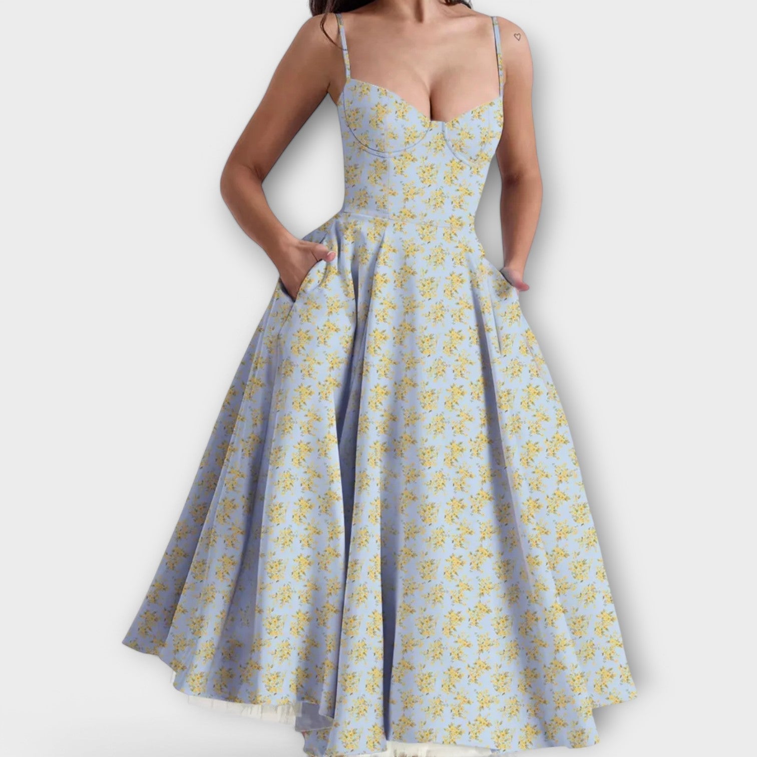 Mélie – Leichtes Sommerkleid mit Korsett-Detail