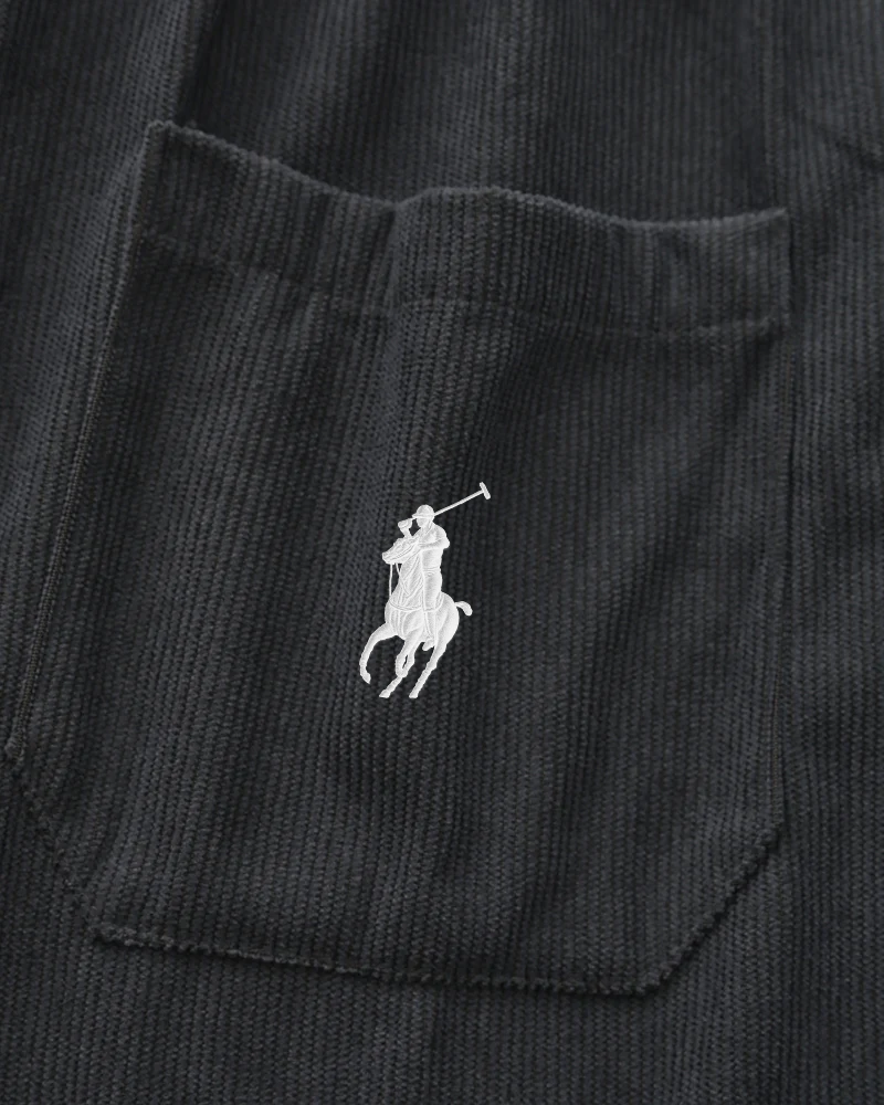 R. Ꮮаᴜгеn Das Riviera Samt-Kord-Set