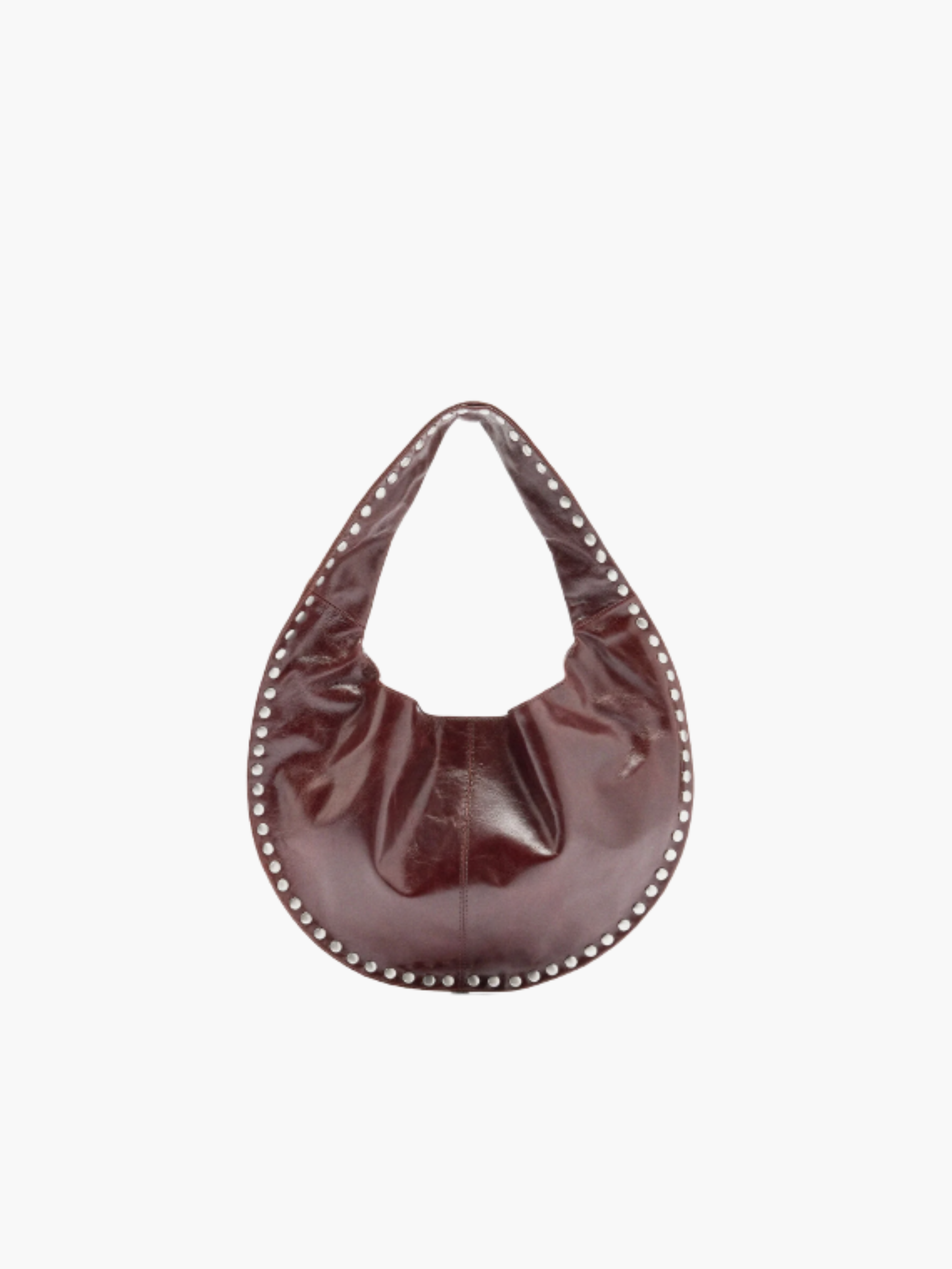 Ember Nieten-Leder Hobo Bag
