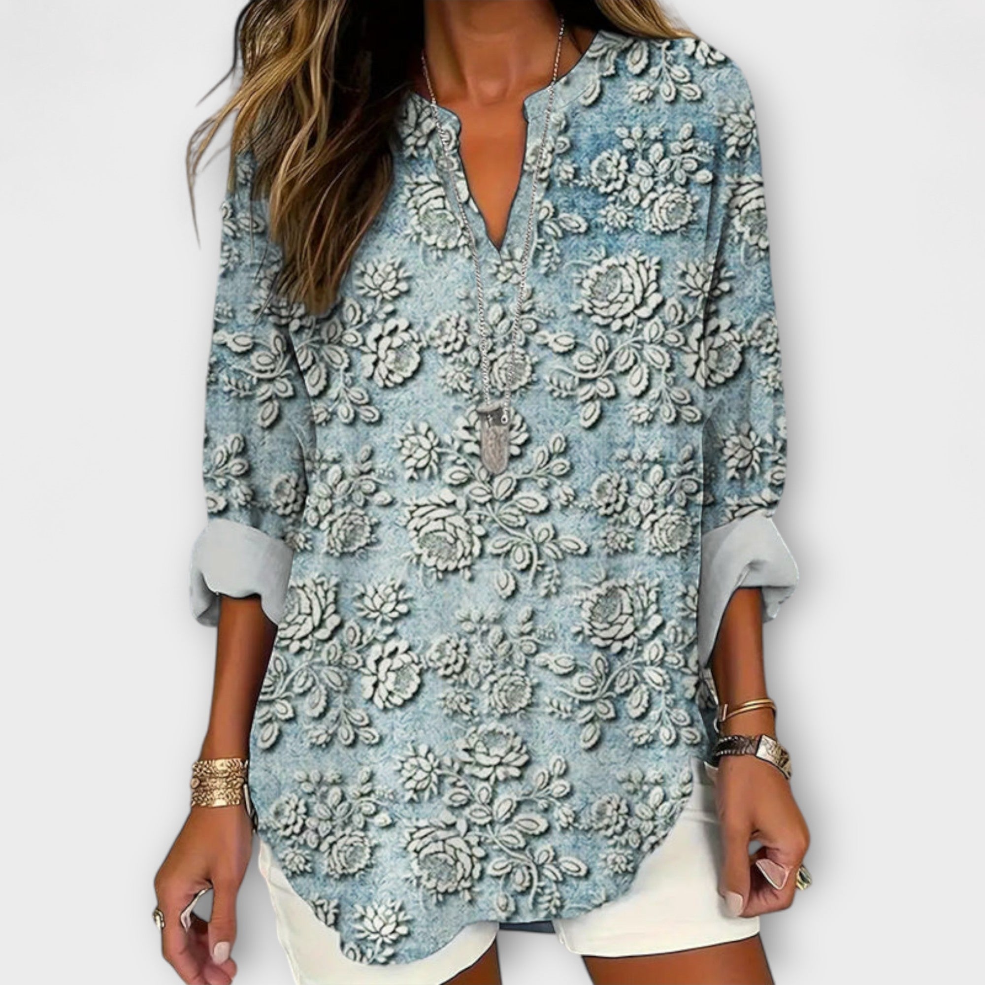 Charlotte – Bluse mit floralem Druck