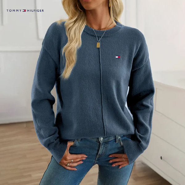 Lässiger Crew Neck Pullover