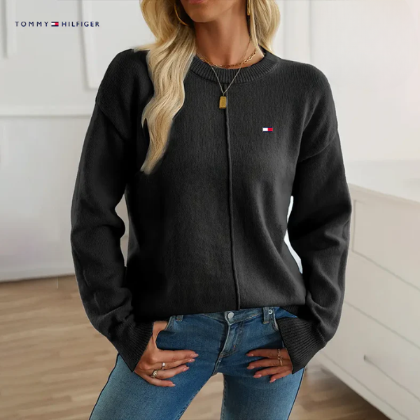 Lässiger Crew Neck Pullover