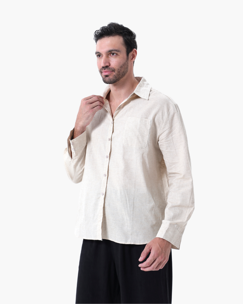 Altes Geld Leinen Combo (Langarmshirt)