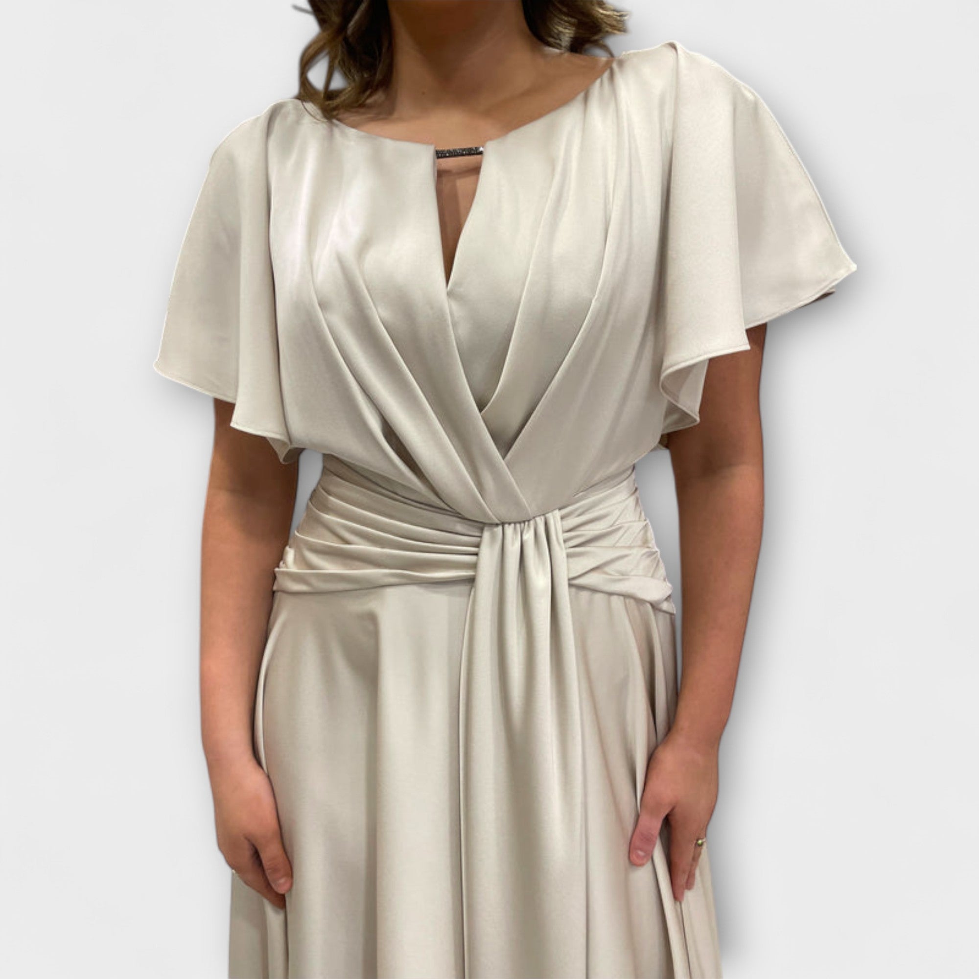 Anni – Maisonel Drapiertes Kleid