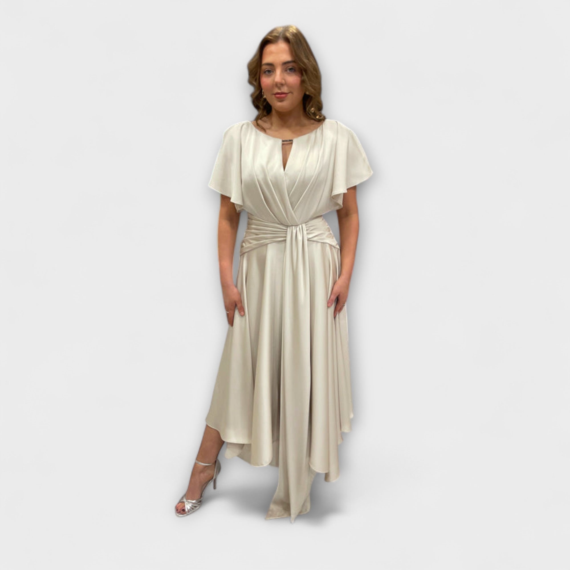 Anni – Maisonel Drapiertes Kleid