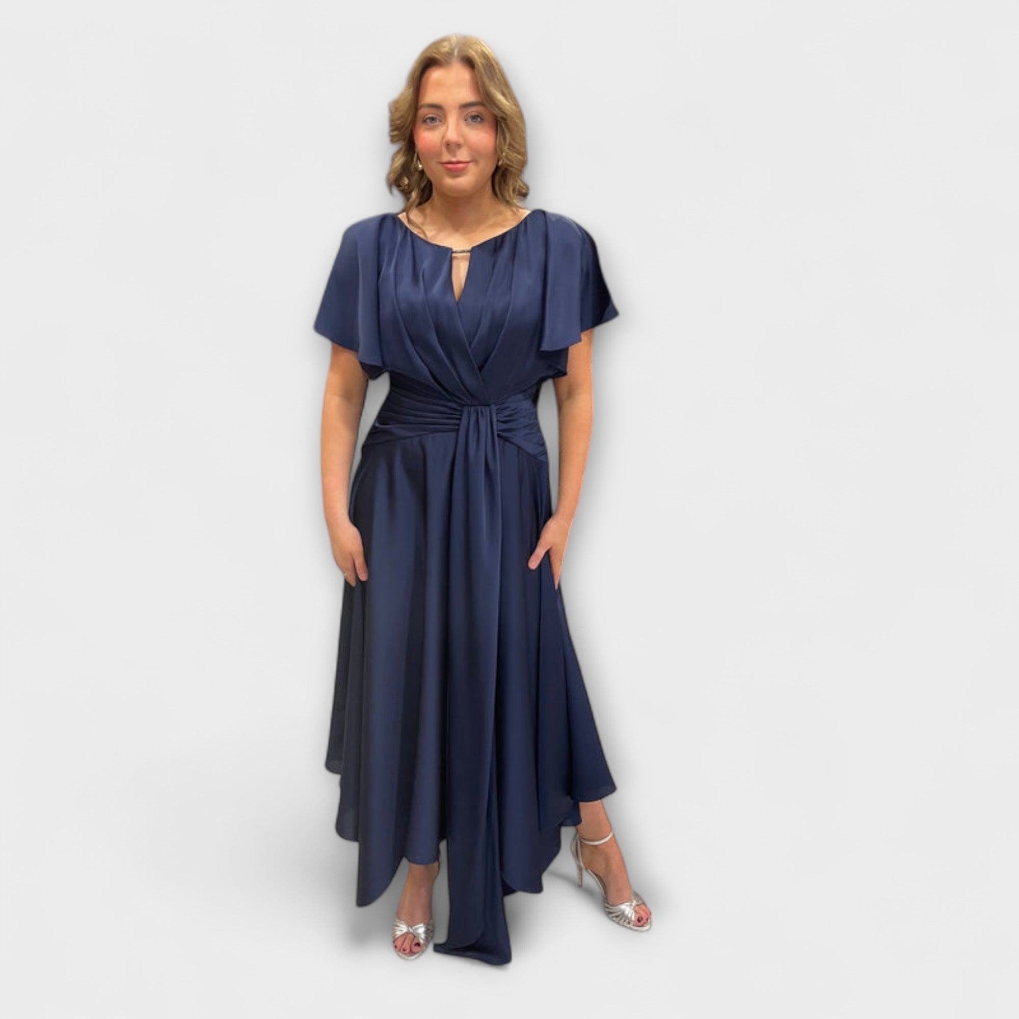 Anni – Maisonel Drapiertes Kleid