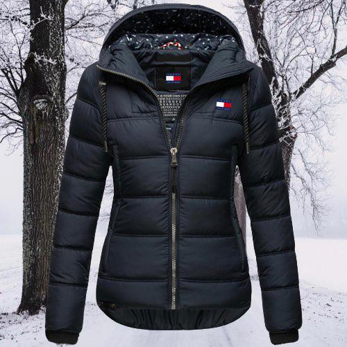 Warme Winter-Daunenjacke