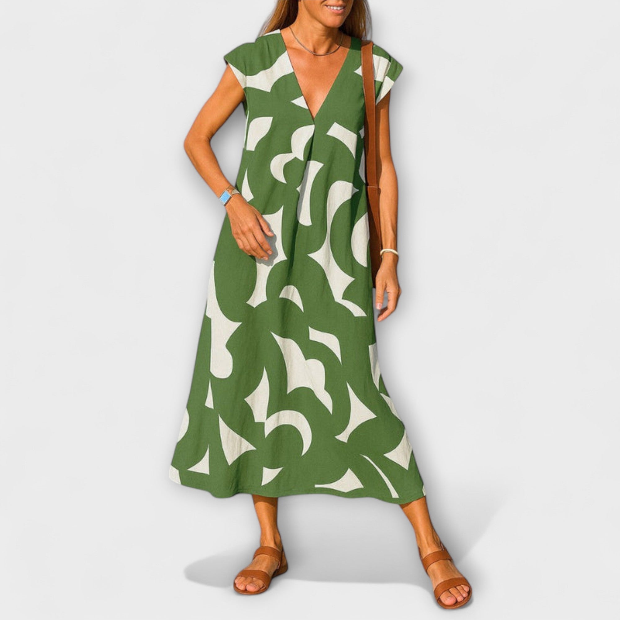 Linae – Leichtes Kleid mit V-Ausschnitt