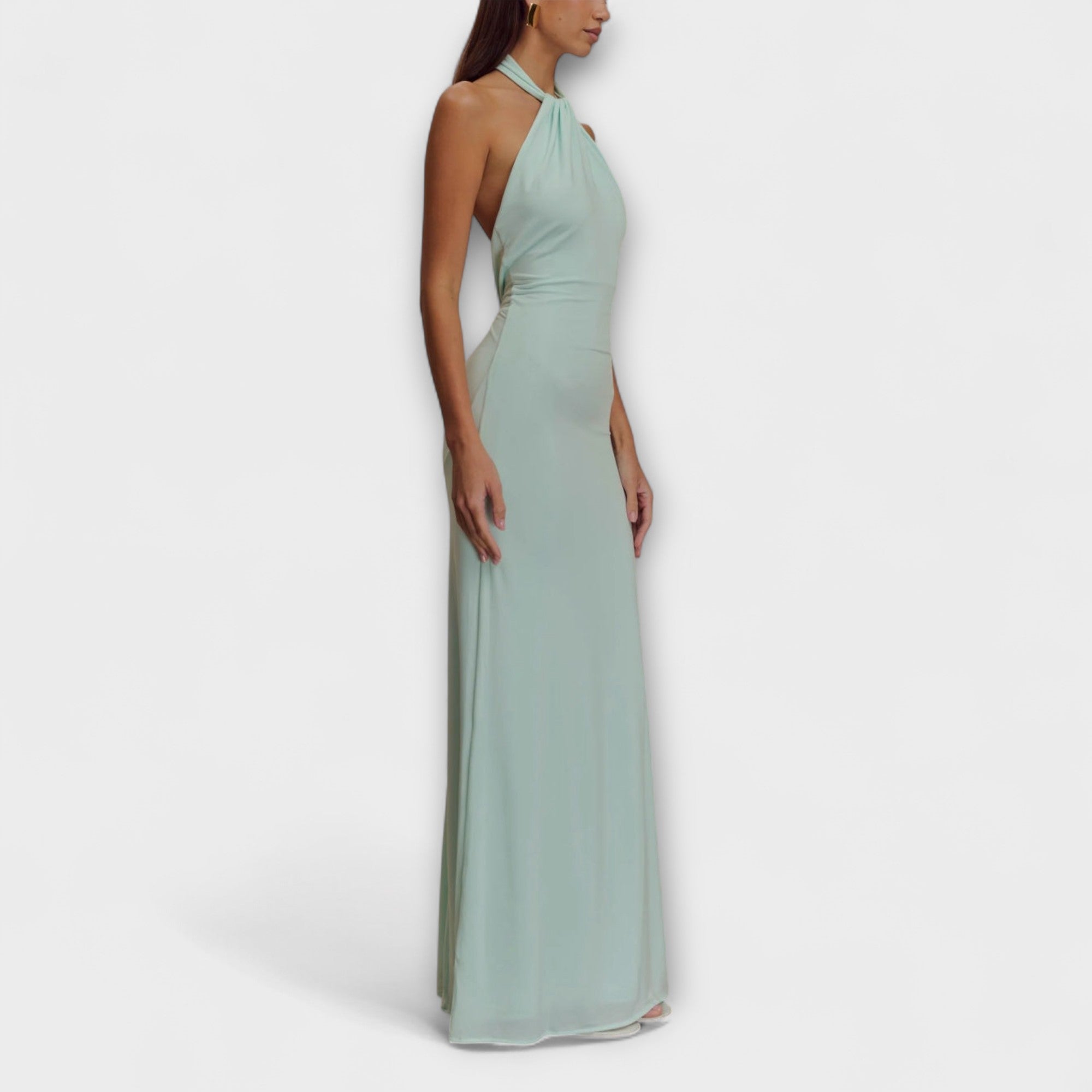 Lagune - Slinky Halter Maxikleid