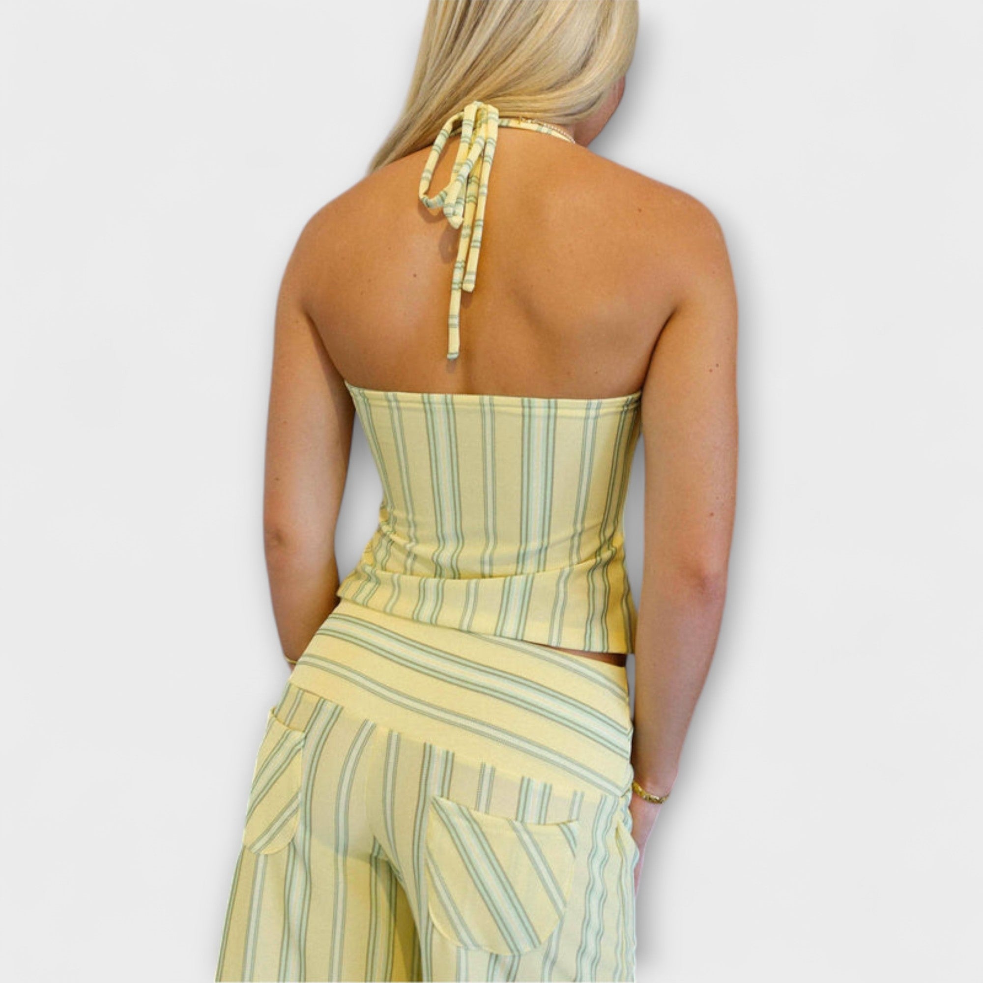 Anastasia - Klassisches gestreiftes Hosenensemble