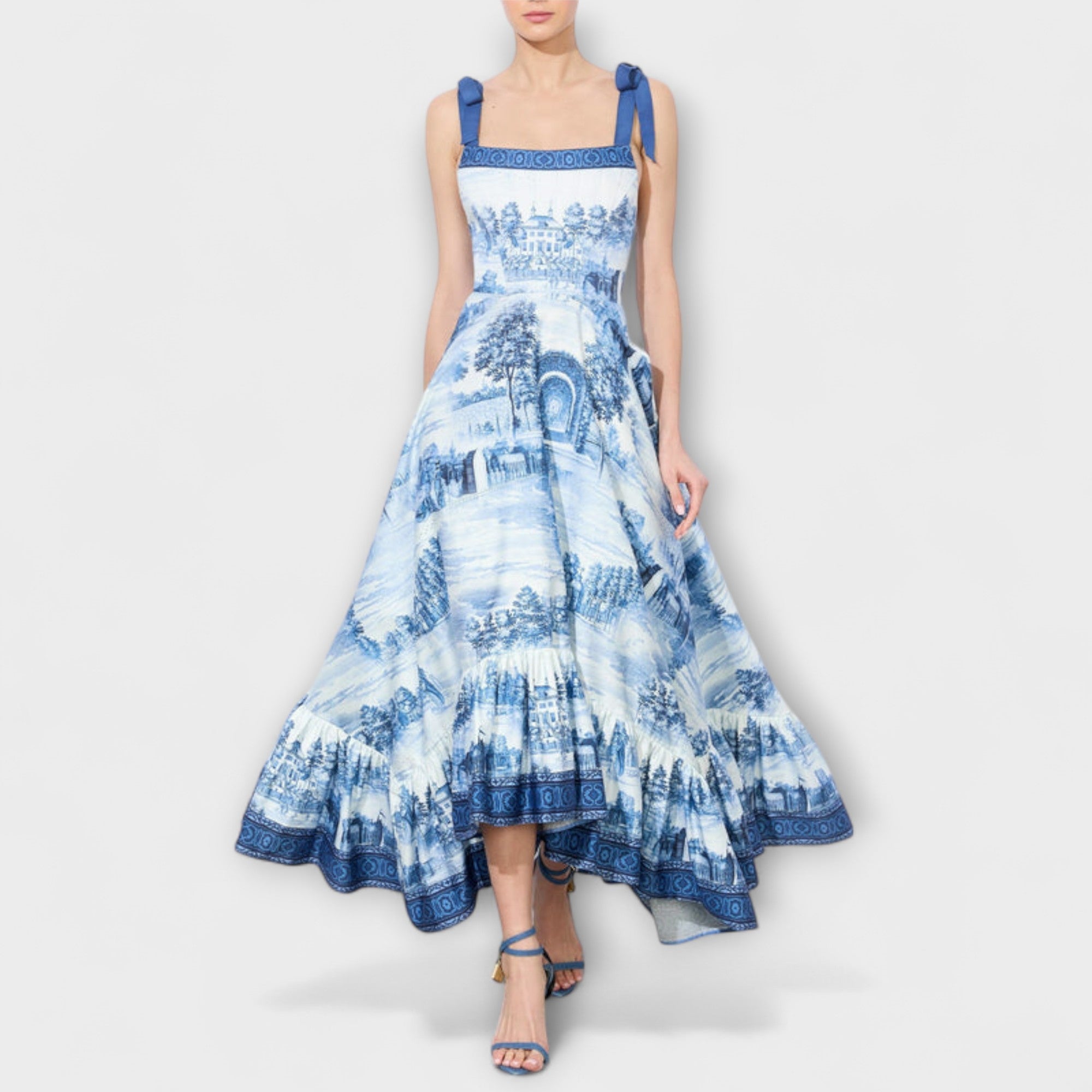 Lucia - Charmantes Floral-Maxi-Kleid
