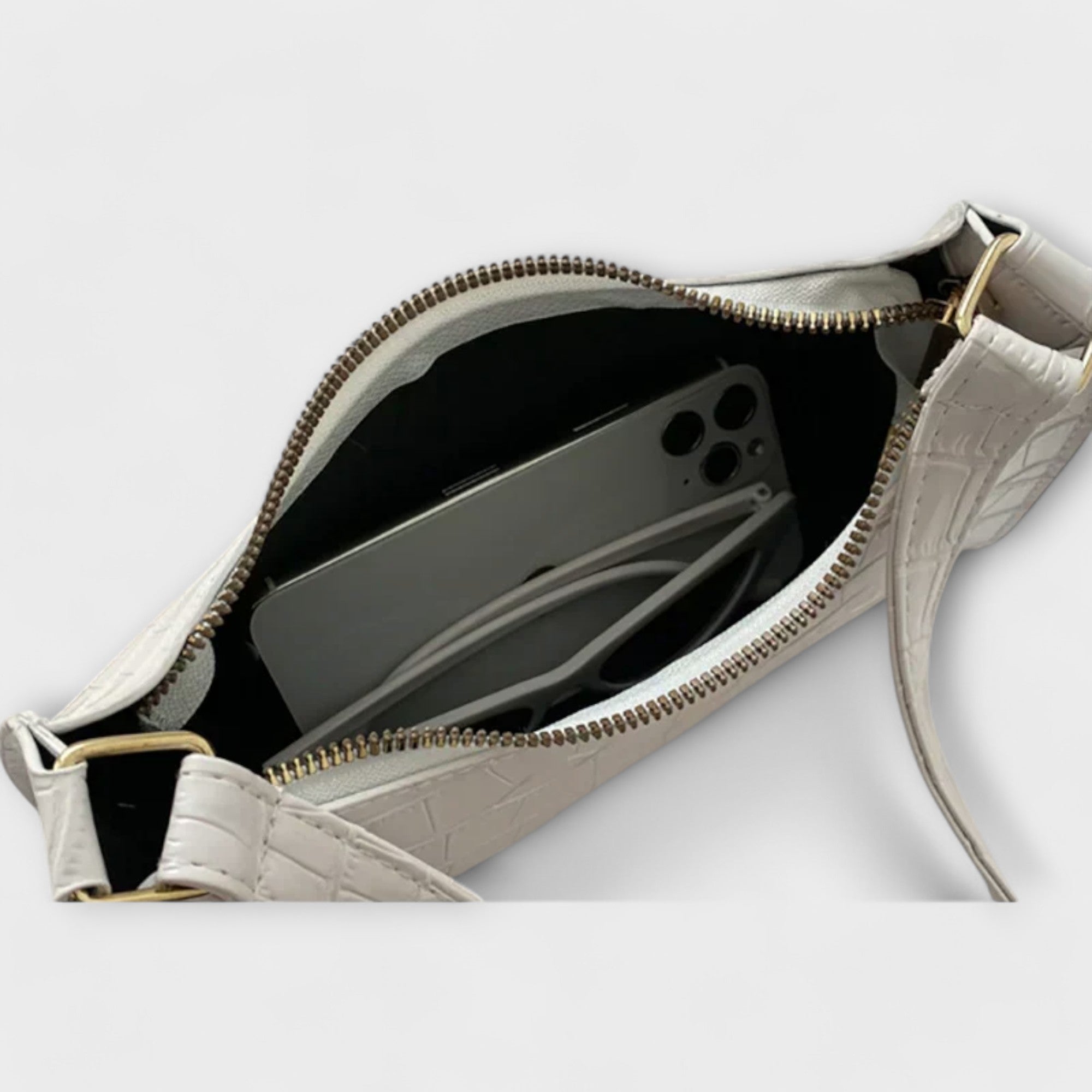 Aurellia. - Glänzende Ledertasche