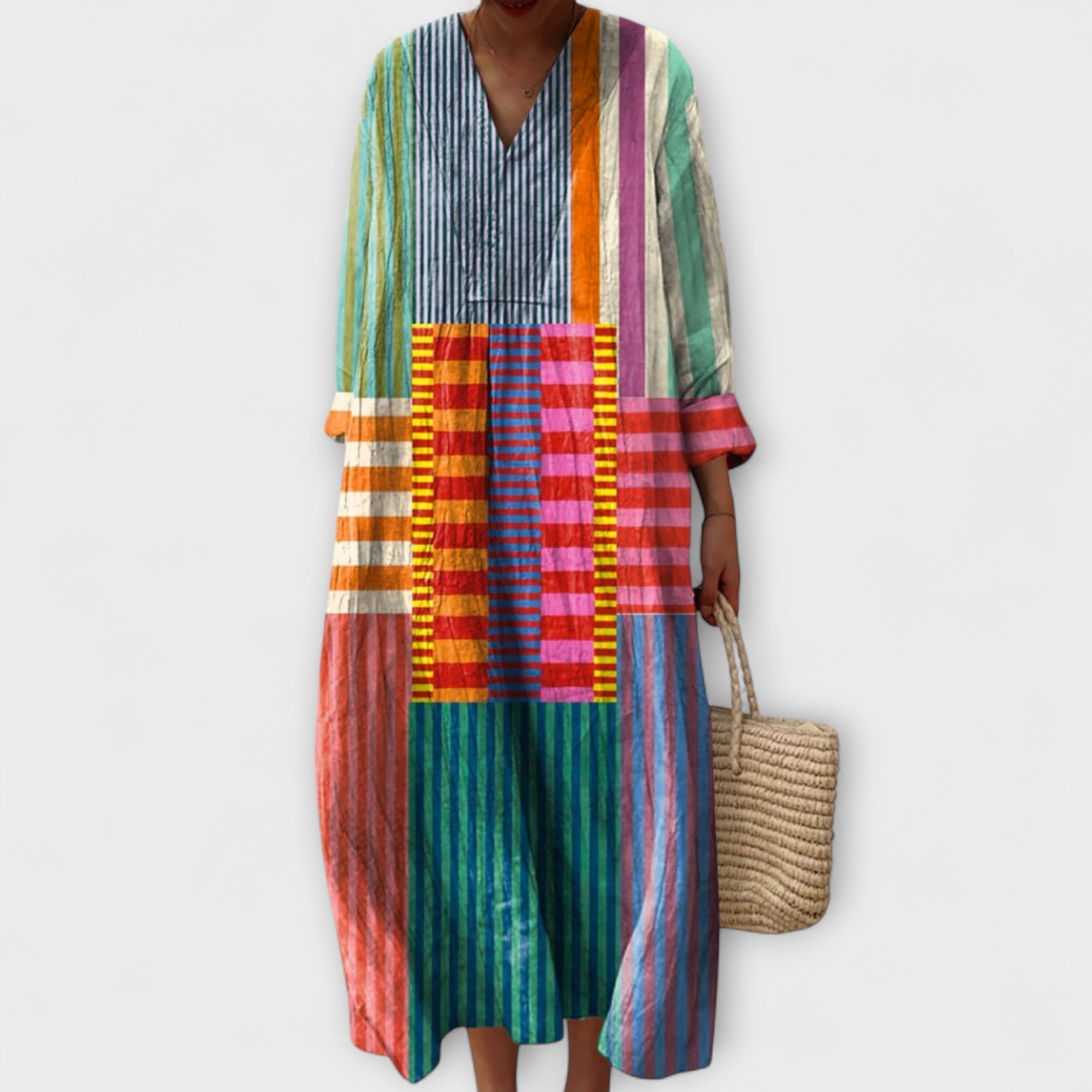 Lia - Elegantes Kleid mit geometrischem Design