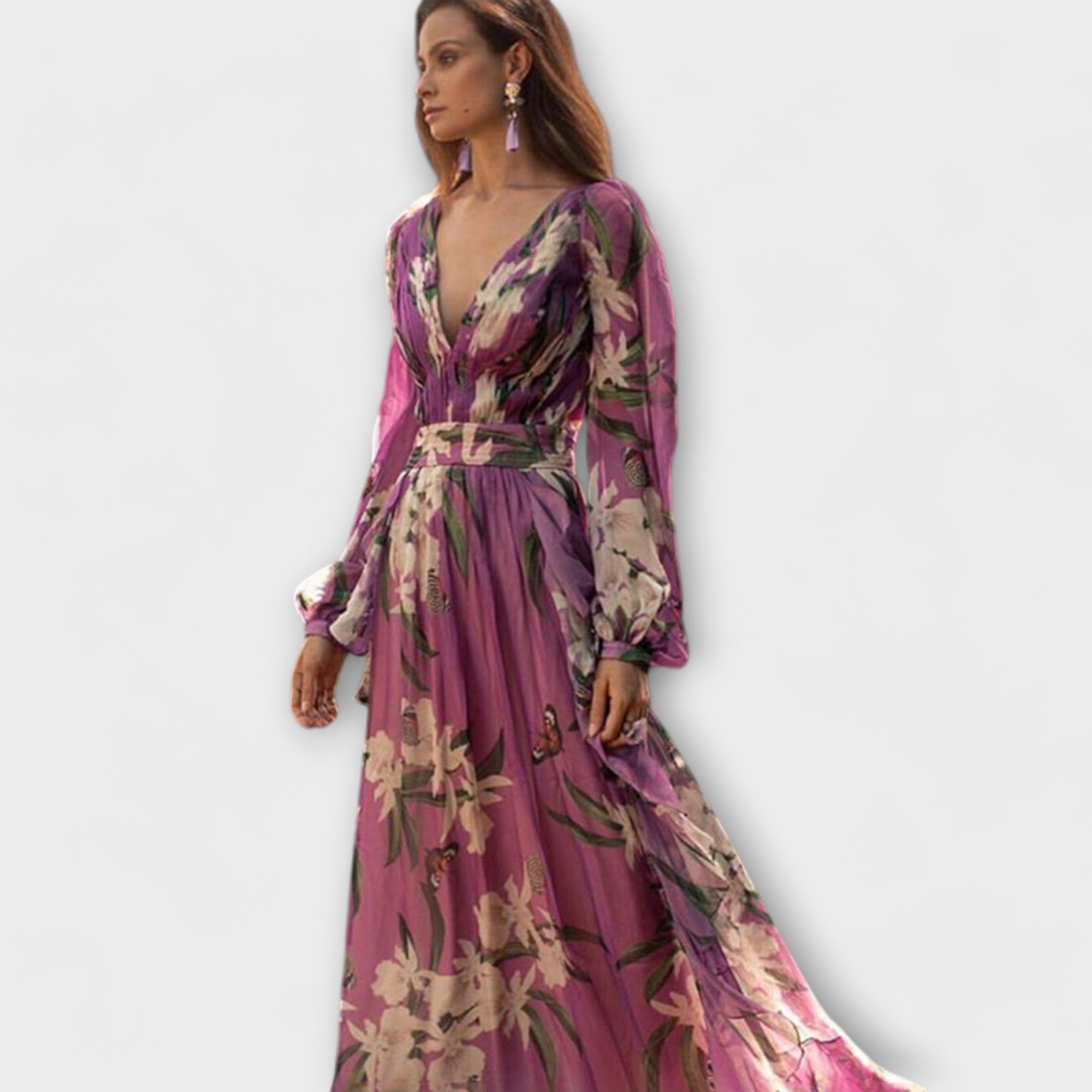 Hochwertiges Elegantes Maxikleid