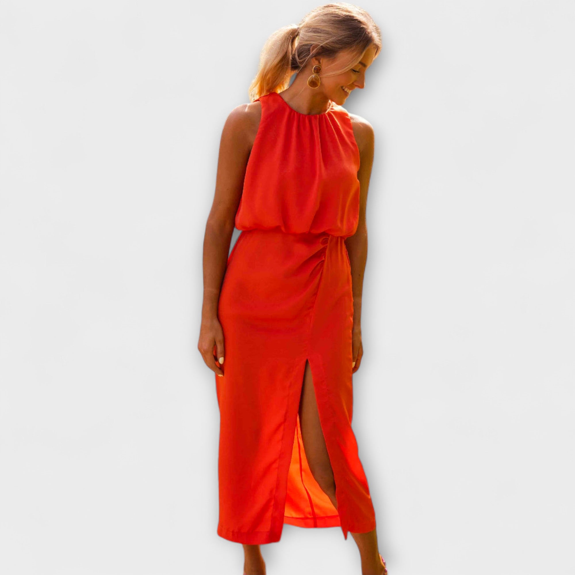 Liene - Elegantes Midi-Kleid