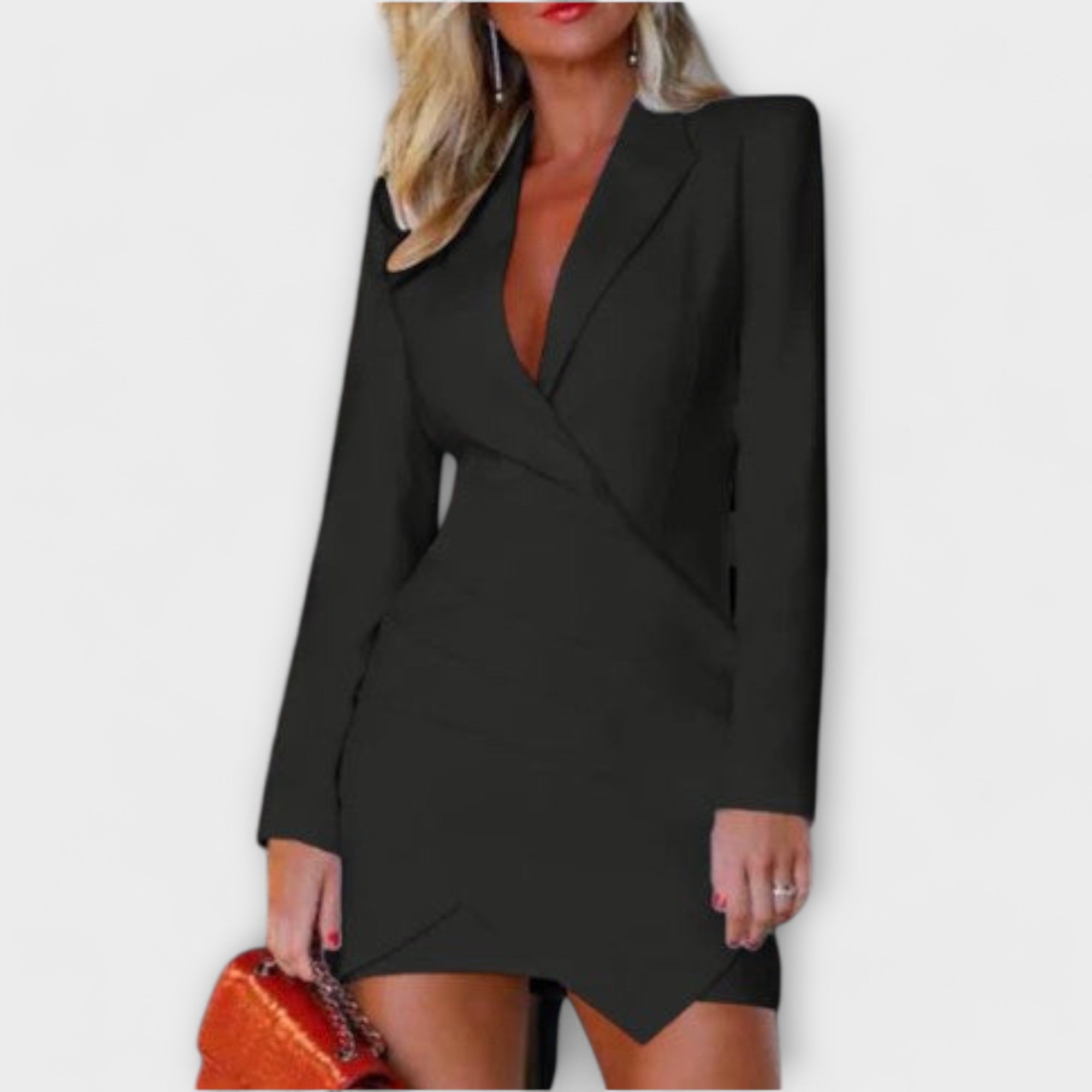 Langärmliges Blazer-Kleid für Frauen