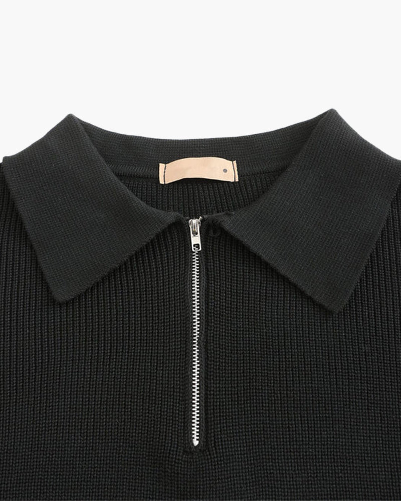 Cesare Halbzip Sweater