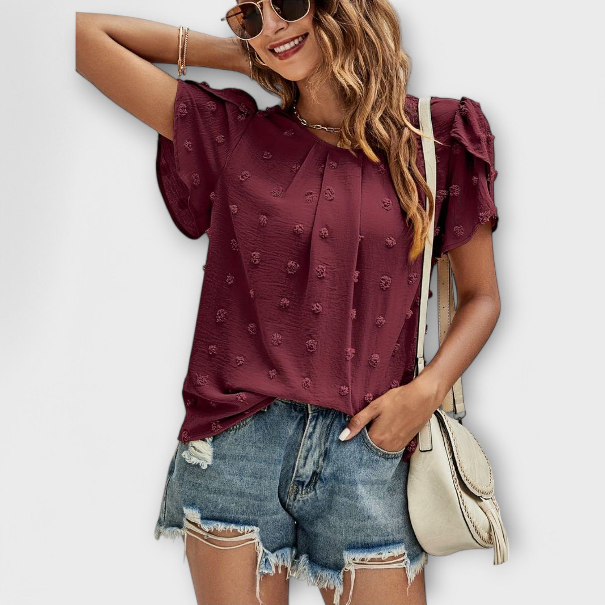 Charlotte - Die perfekte Polka Dot Bluse