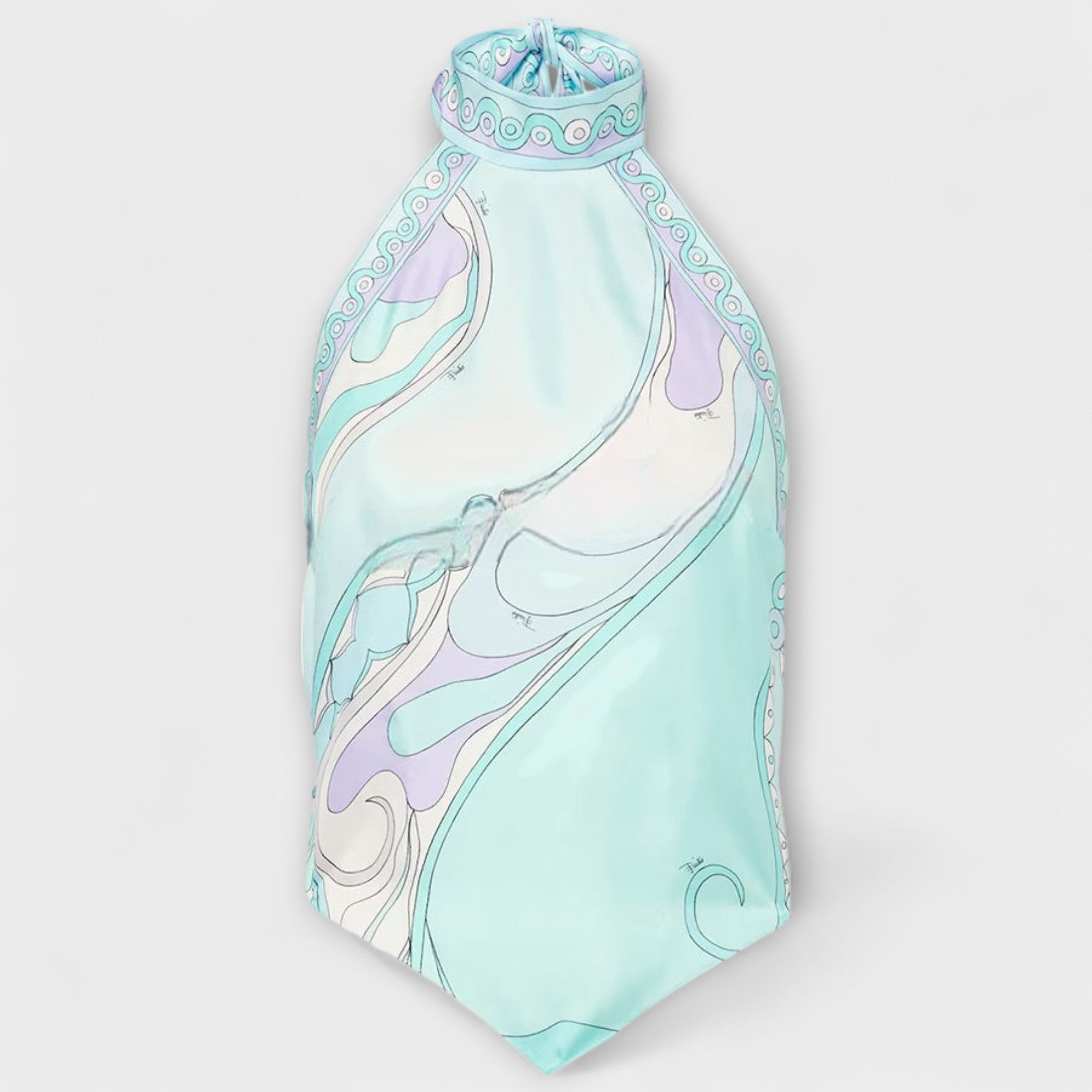 Everly - Set aus Neckholder-Top und asymmetrischem Midi-Rock