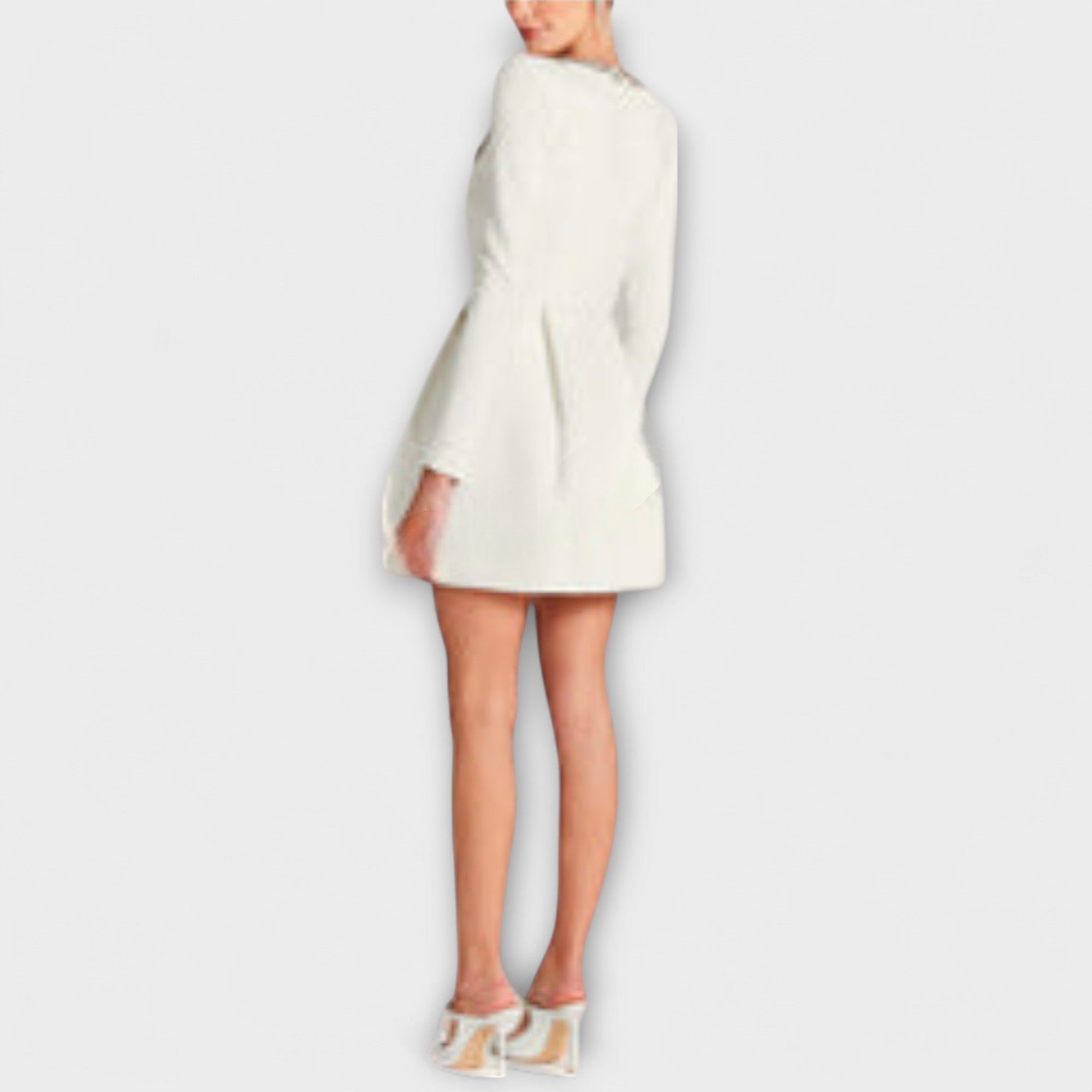 Wren - Mini-Kleid aus Samt mit Juwelenverzierung